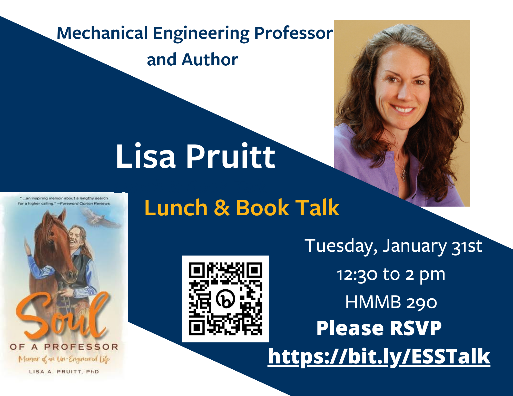 Flyer for Lisa Pruitt talk, info is all in text above.